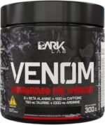 Pré-Treino Venom Underground Dark Lab 300g, Limão, Estímulo Físico e Mental